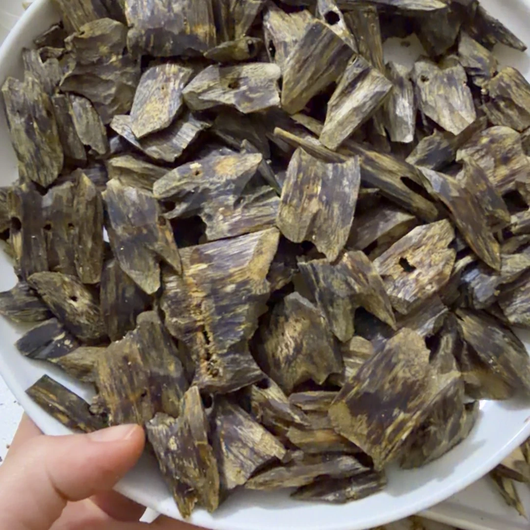 沉香沉香碎屑虎斑紫棋100克