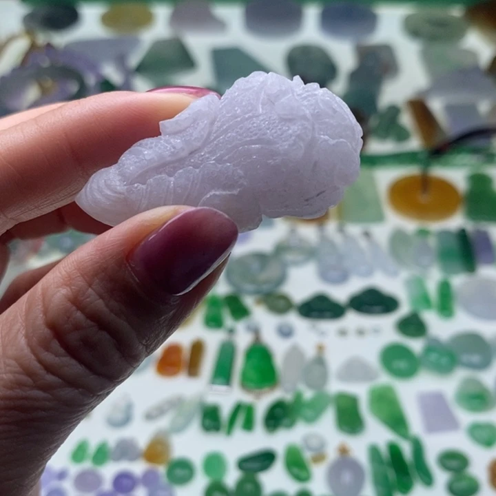 翡翠未镶嵌挂件天然翡翠