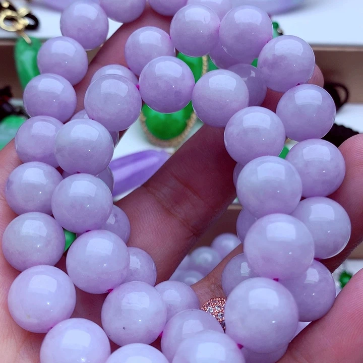 翡翠未镶嵌毛衣链