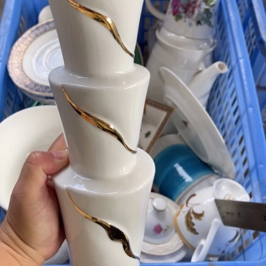 库存陶瓷瑕疵不影响使用慎拍烛台
