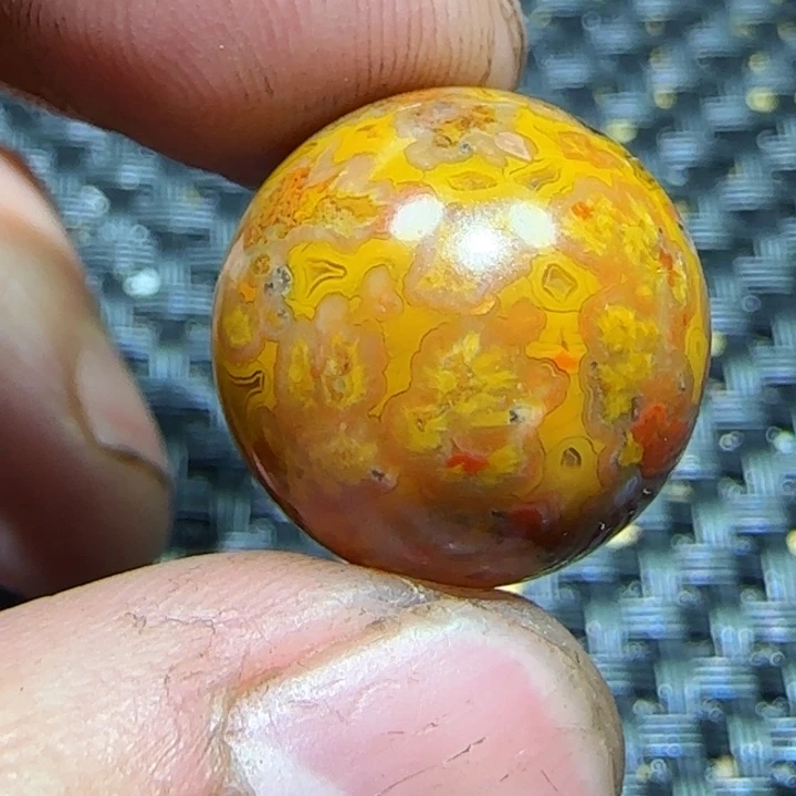 平***安玛瑙/玉髓未镶嵌吊坠