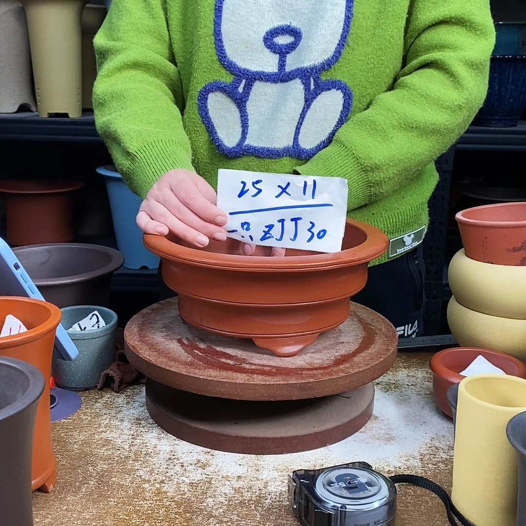 紫砂紫砂花盆一只ZJJ30