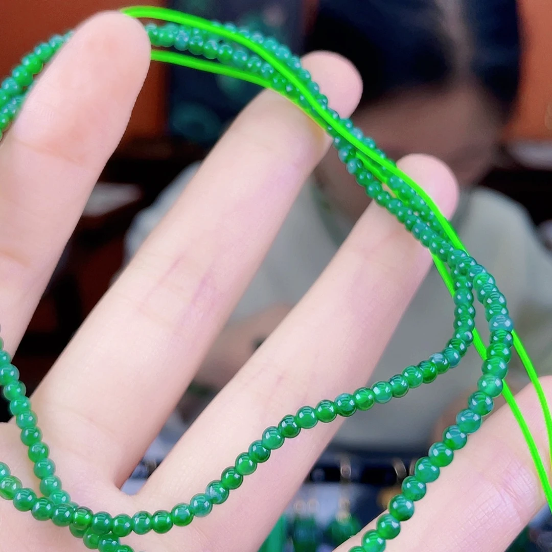 翡翠未镶嵌耳饰饰品