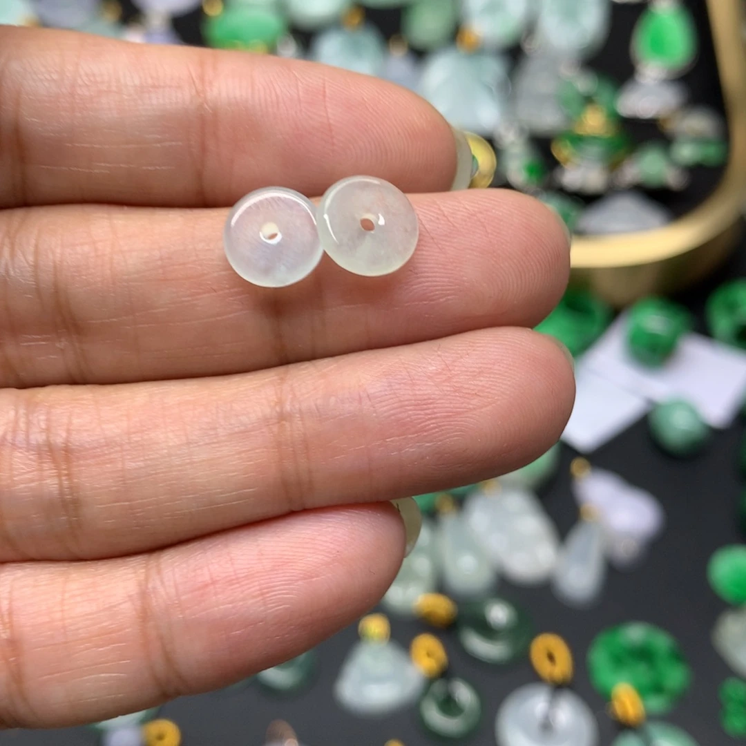 吊坠(不含链)未镶嵌翡翠有纹裂