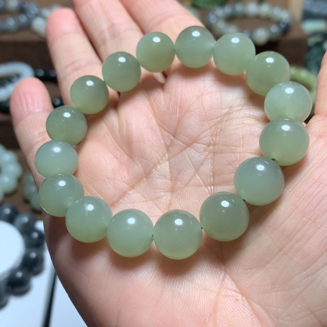 和田玉未镶嵌手链