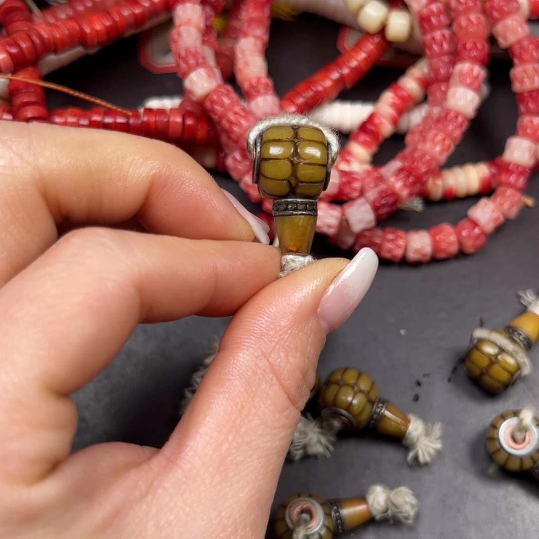 驼骨手串/手链编号184尺寸1.4三通