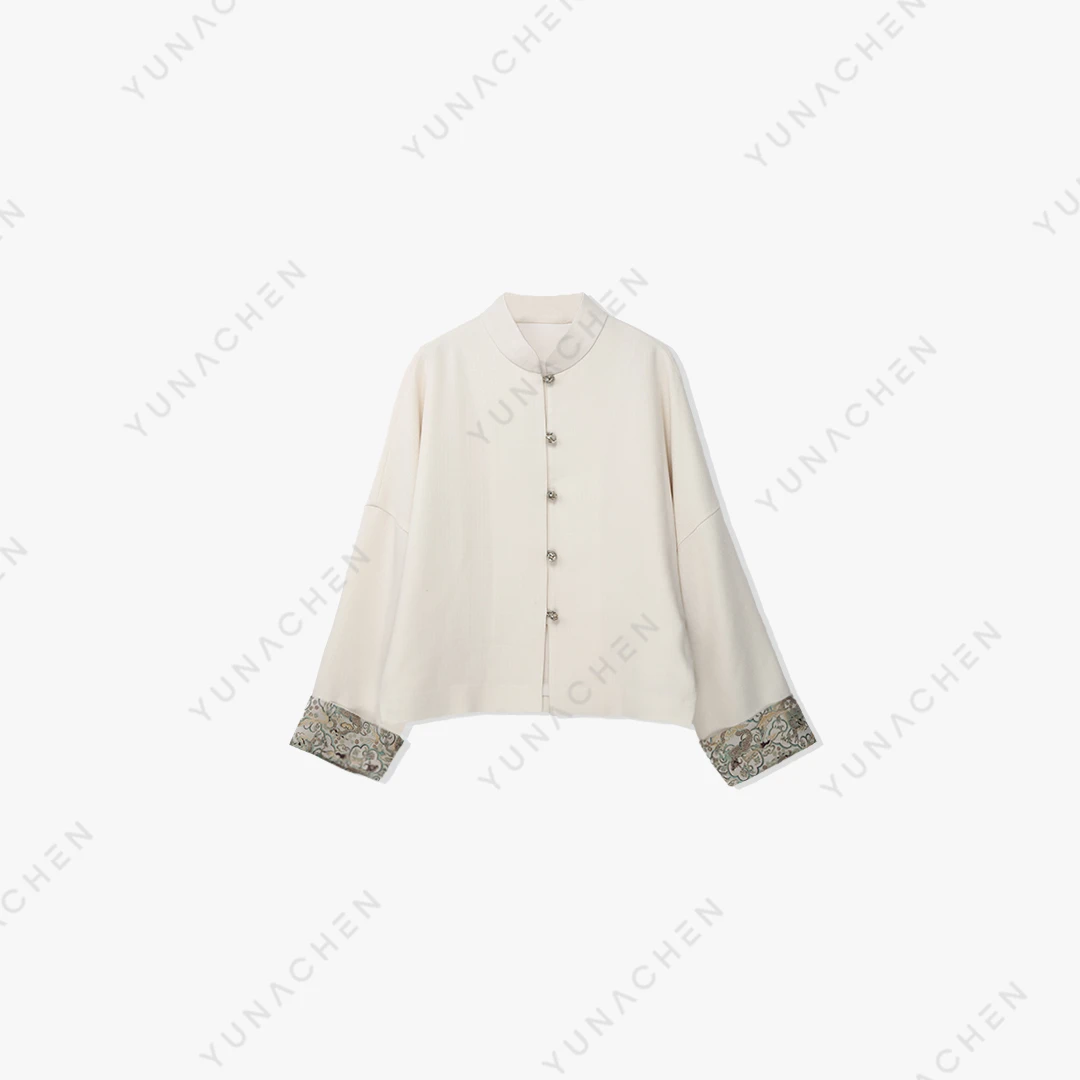 【清雾】A23休闲气质轻奢国风中式拜年服女装外套320-24542