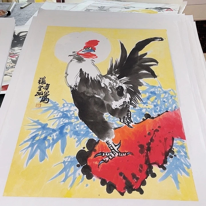 国画张圣敏先生纯手绘作品