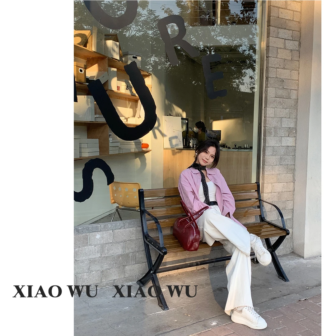 比耶【乌梅子酱】2025春款衬衫玫粉色宽松防晒百搭显瘦气质款衬衣