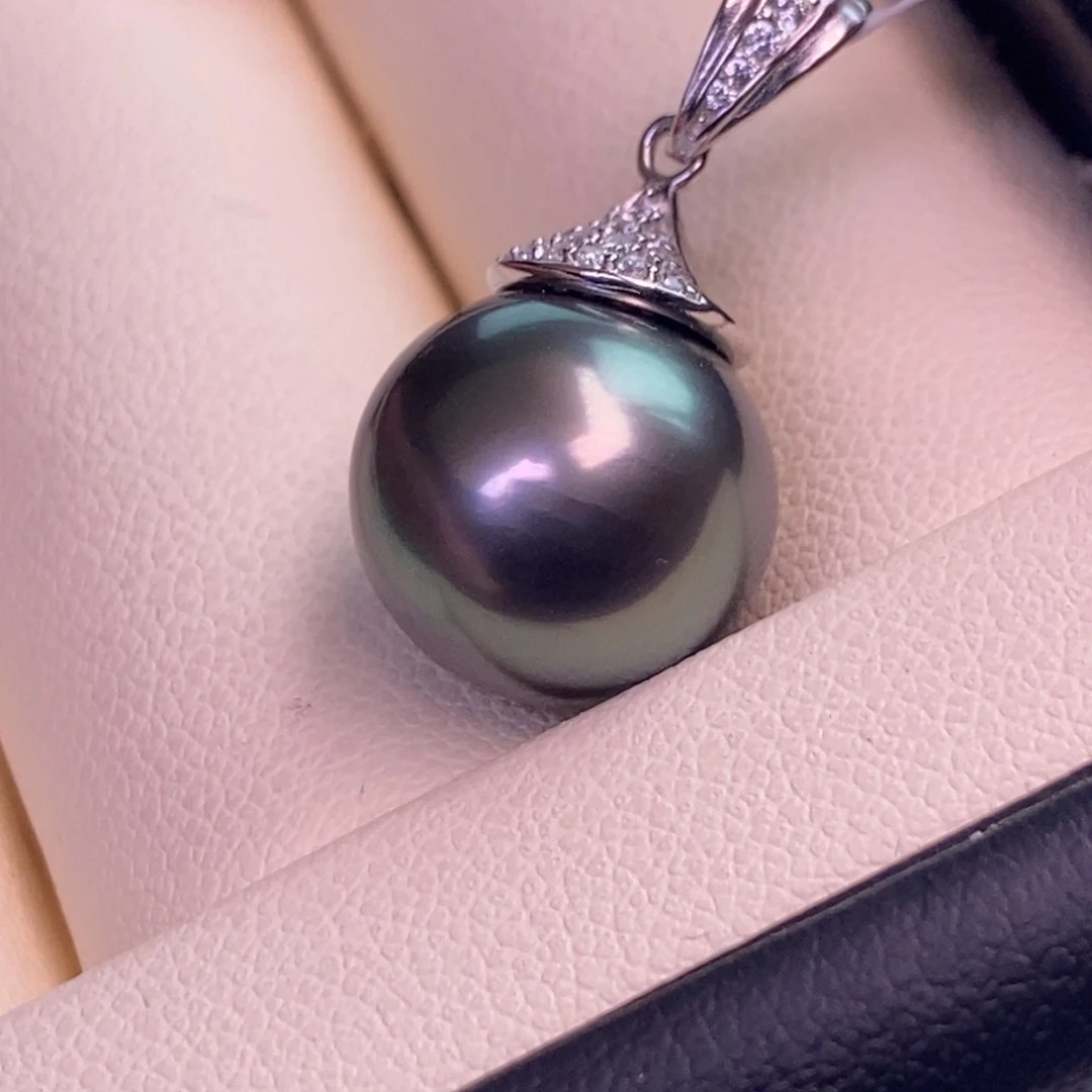 颈饰银S925镶嵌海水珍珠