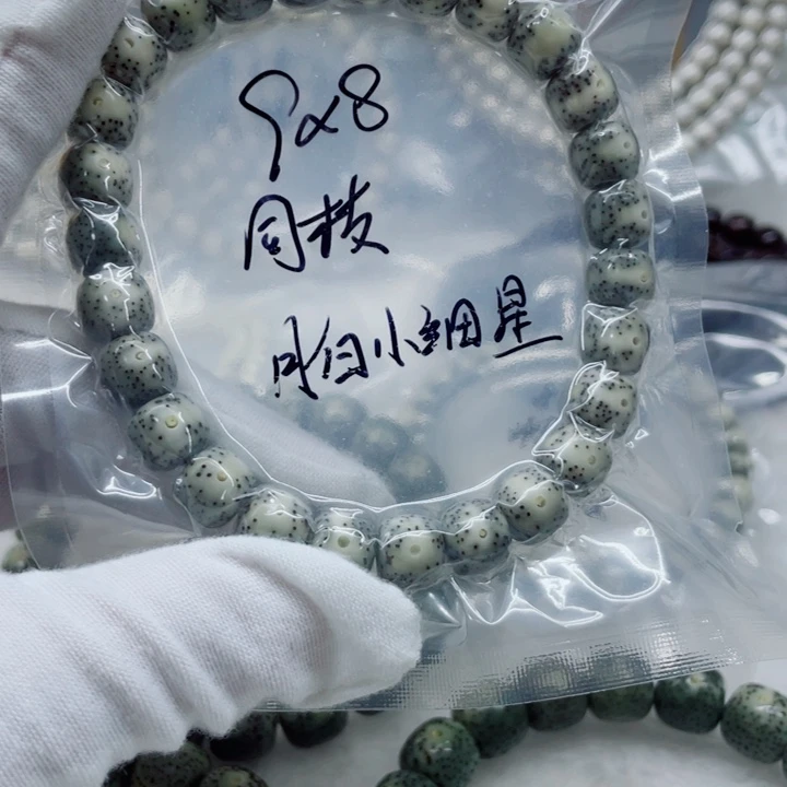 星月菩提手串98石玉同枝
