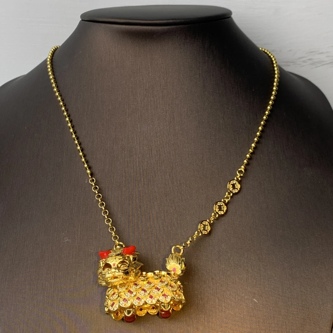 7620【项链】轻奢精品金色女士项链