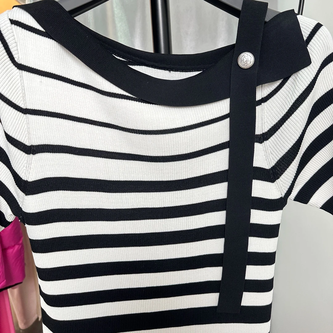 【籽言专属】曼德诗新款短袖设计师款152Q0054