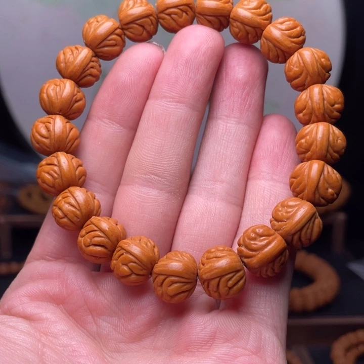 桃核手串13暴龙火焰