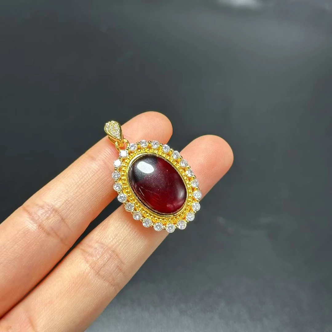 AM4琥珀（血珀）吊坠*不含链