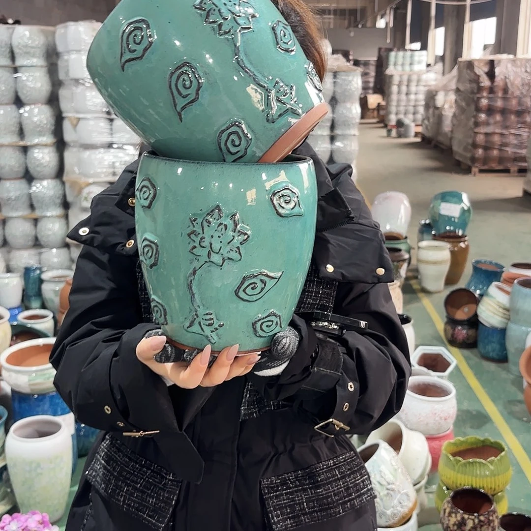 正品红陶高20/18两个