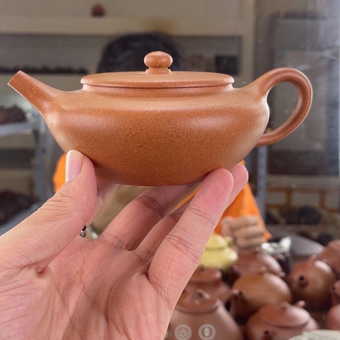 紫砂茶壶200cc黄降坡茶壶
