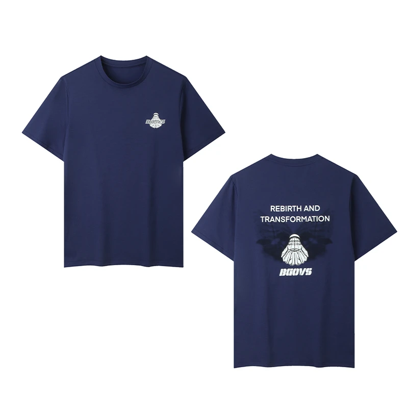 2025春夏新品韩国BGOVS羽毛球服男女同款速干运动吸汗短袖正品2