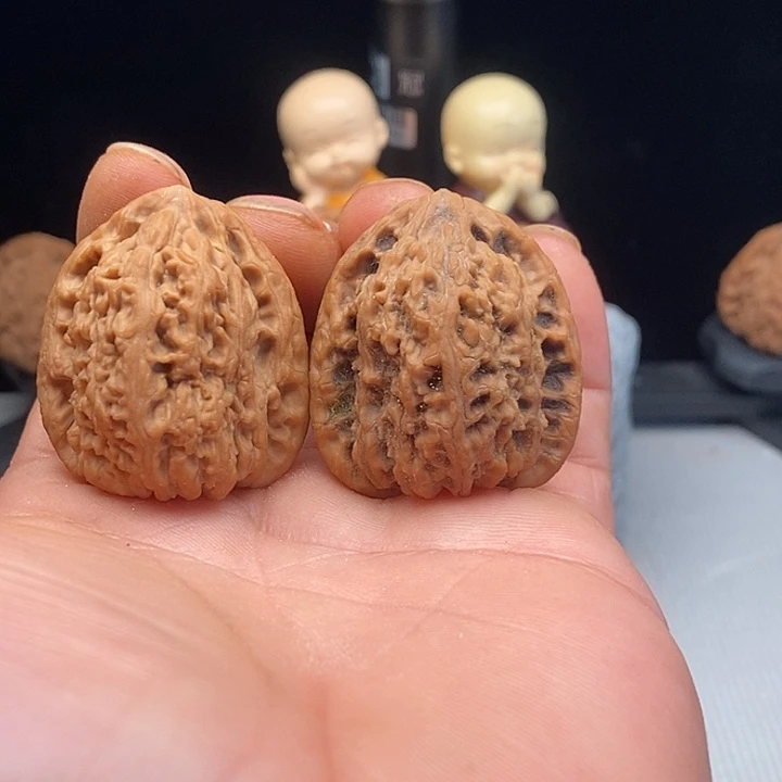 侧***虎把件文玩核桃35尺高炮南疆
