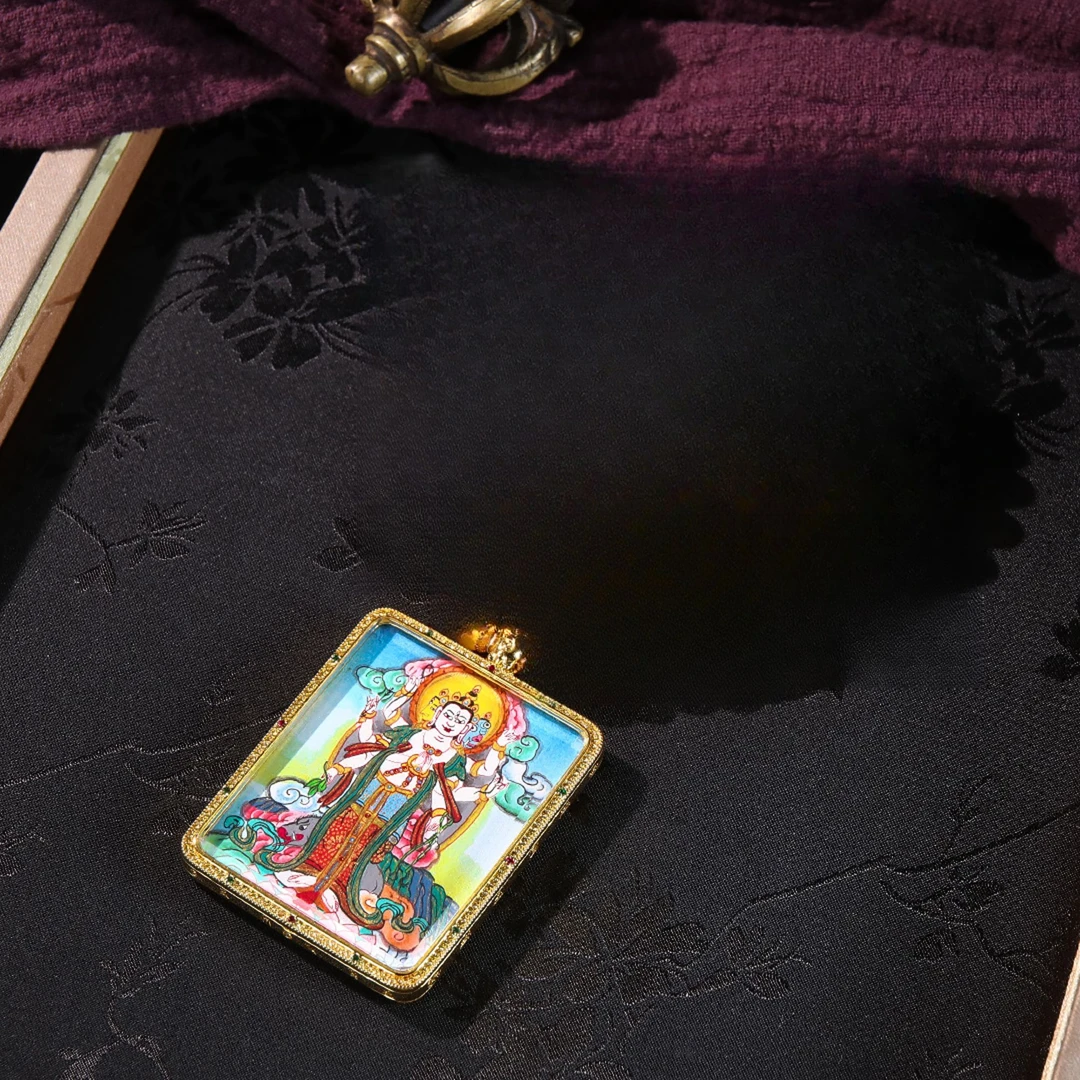 摩利支天唐卡吊坠X32373-7