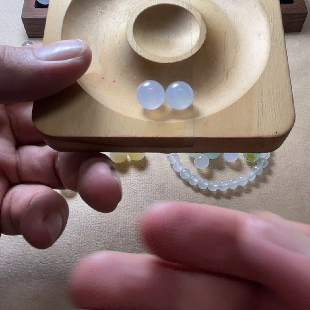 事***圆定制翡翠未镶嵌翡翠散珠