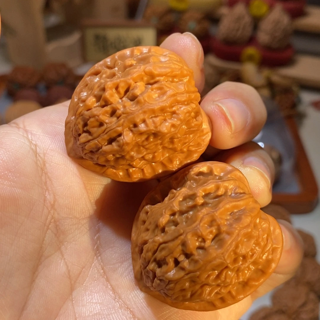 把件文玩核桃35尺全品金牛