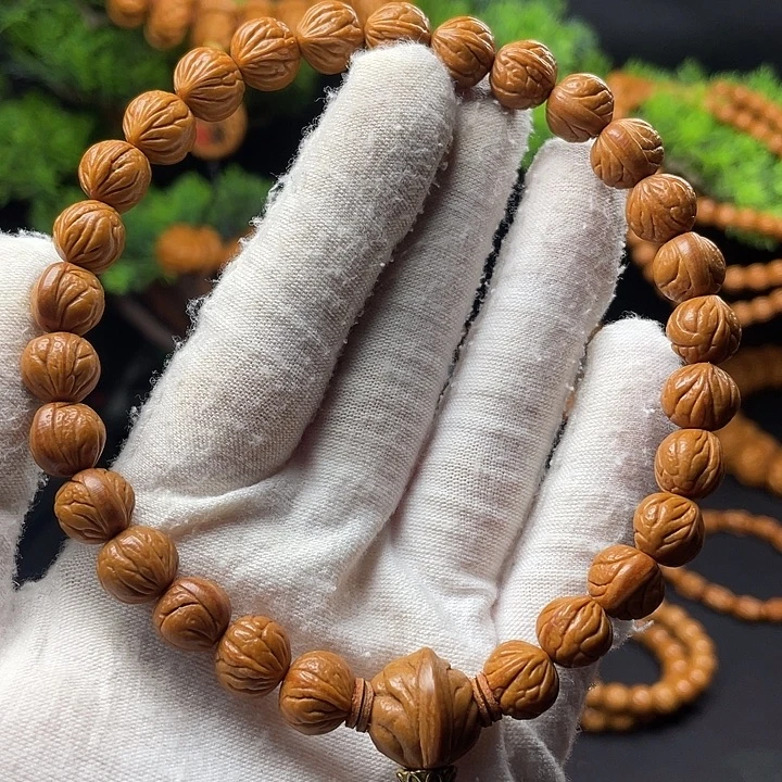 桃核吊坠秦岭龙纹桃核