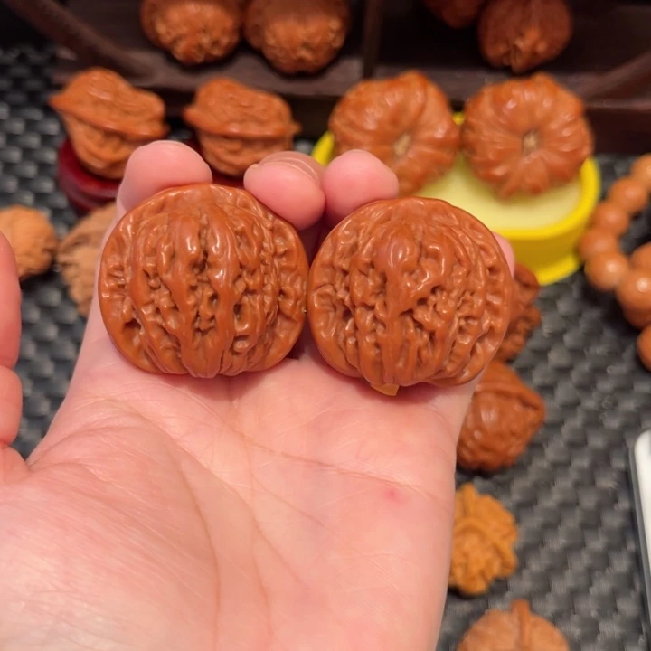 文玩核桃把件四座楼40