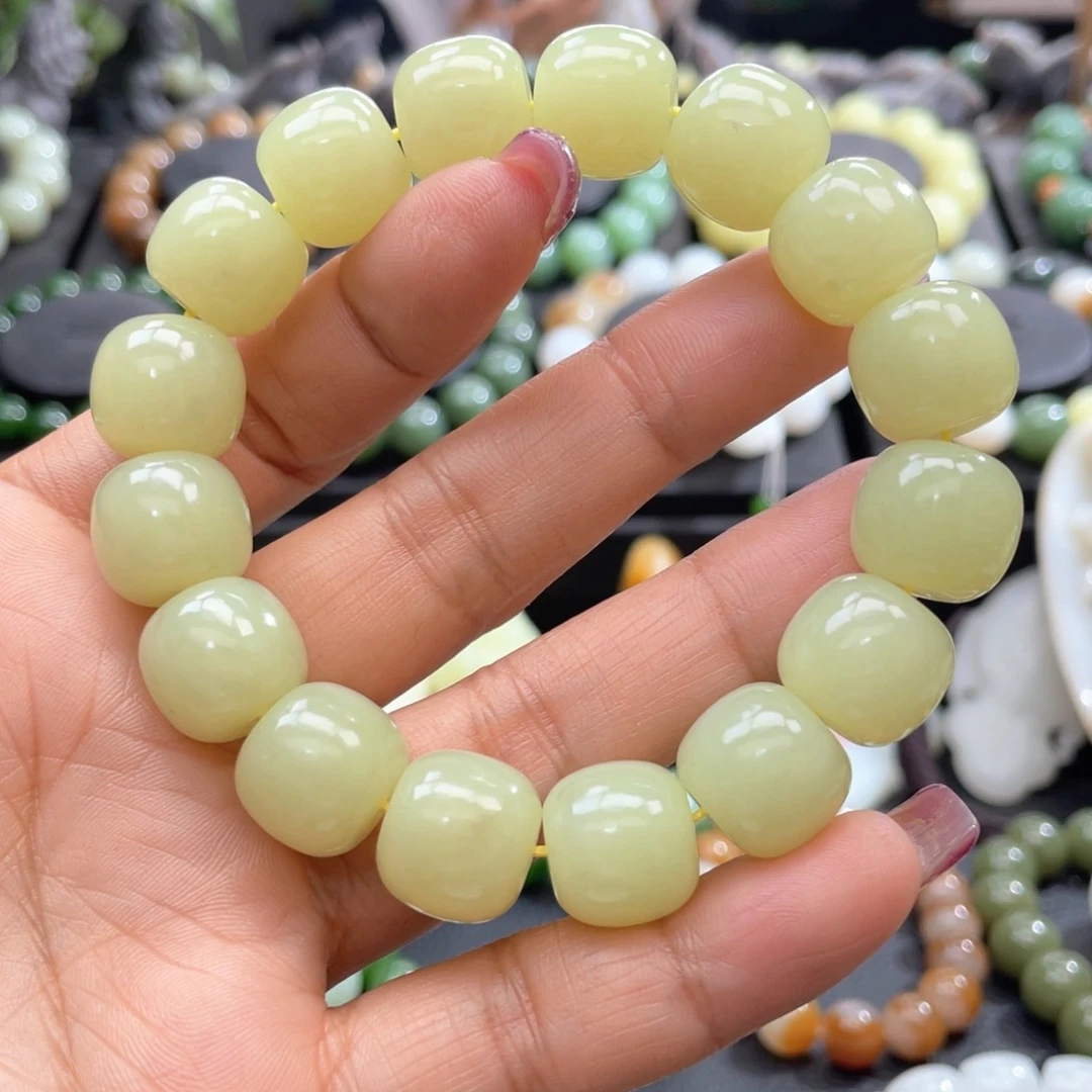 和田玉手串未镶嵌