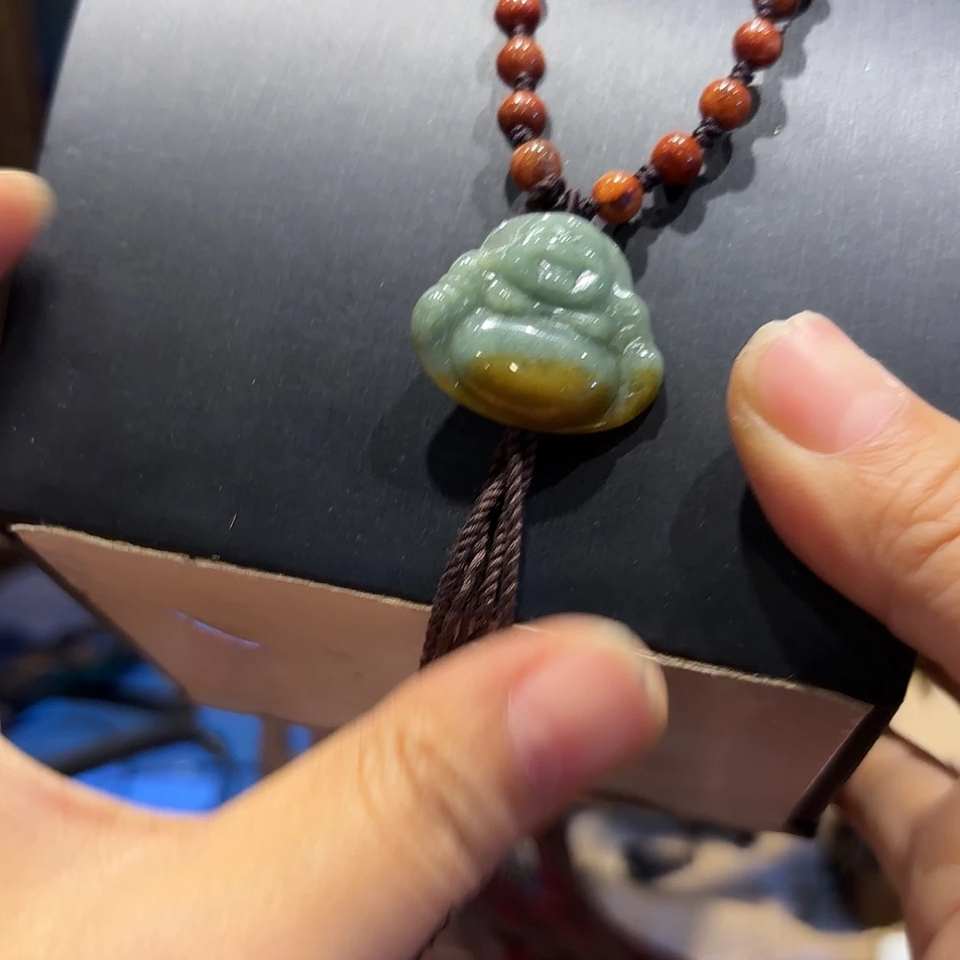 翡翠未镶嵌颈饰原创