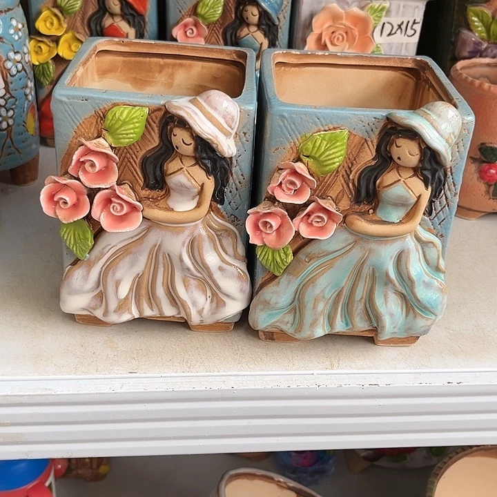 粗陶材质多肉花盆