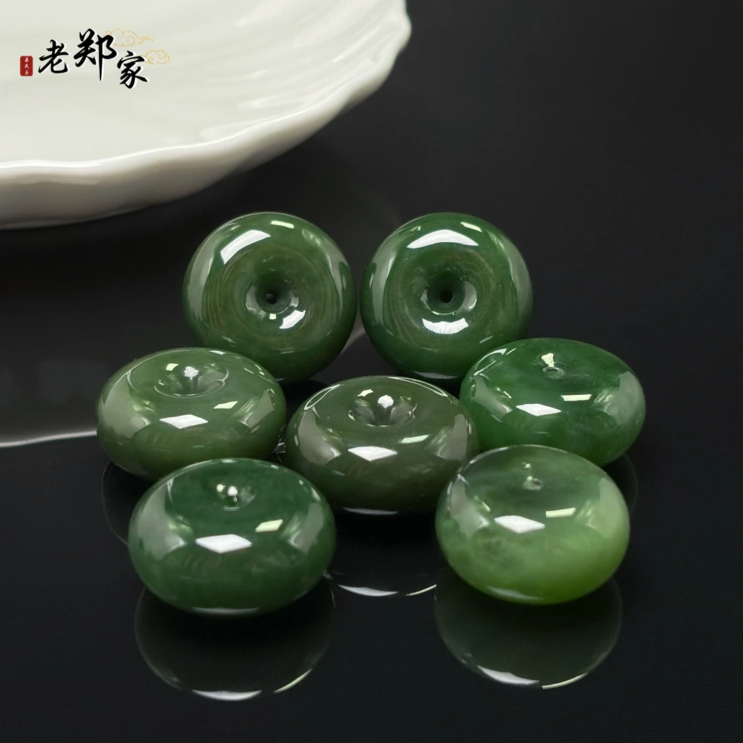 【老郑家】和田玉平安扣挂件(多样性发一件) 1524