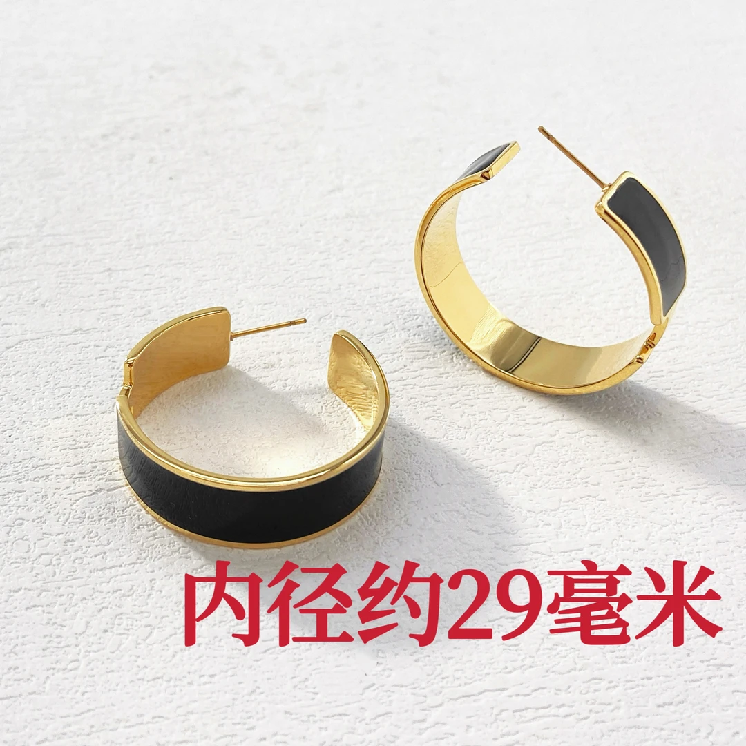 钛钢耳饰 木木（AG3899）  内径29毫米 耳饰