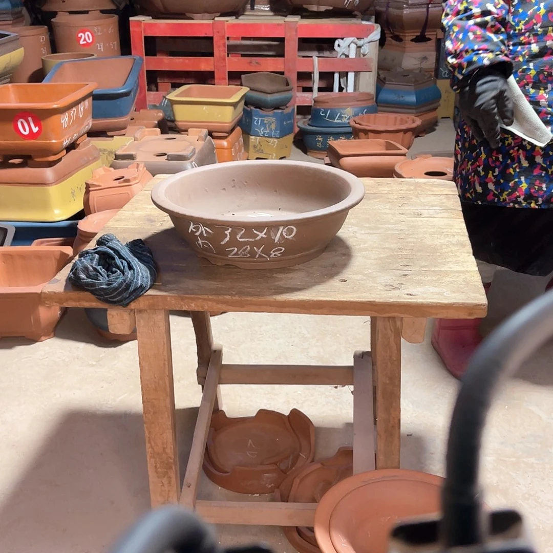 紫砂花盆大碗盆一个