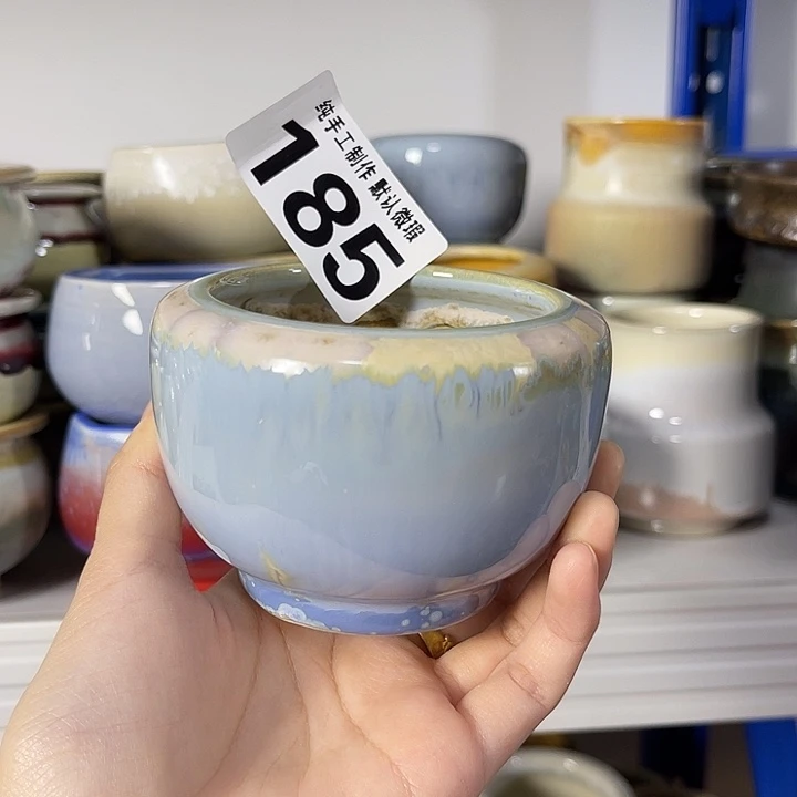 景德镇陶瓷盆 满30包邮 口7