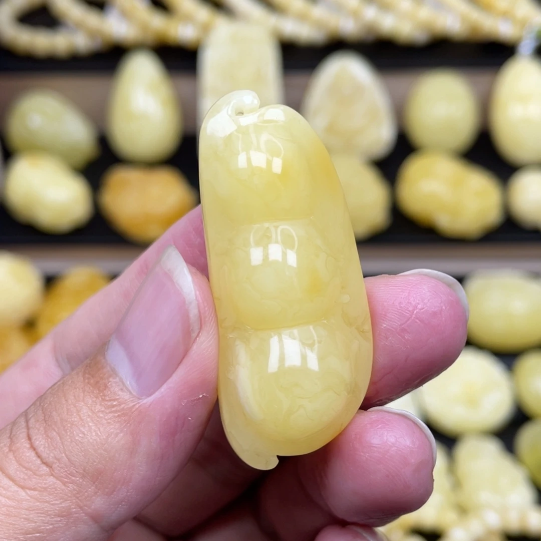 琥珀未镶嵌裸石琥珀蜜蜡