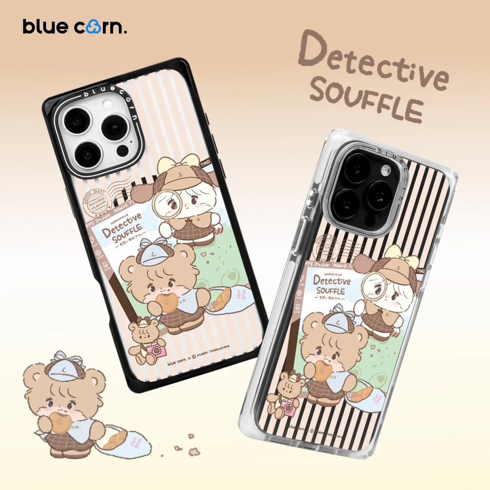 Bluecorn联名MIKKO侦探见习生适用于iPhone17/16/15/ProMax手机壳
