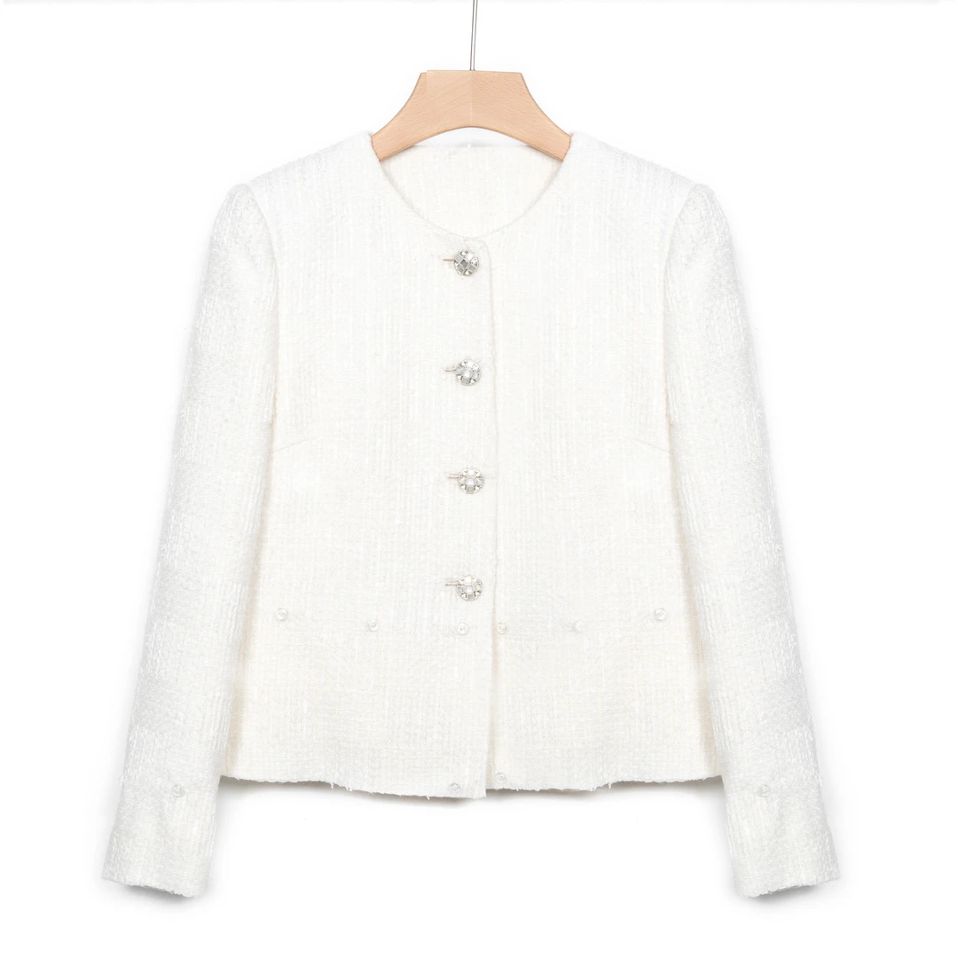 杭州超哥【CO83447】高端小香风鹅绒服