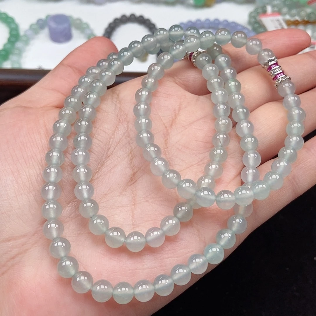 翡翠未镶嵌手串两用款