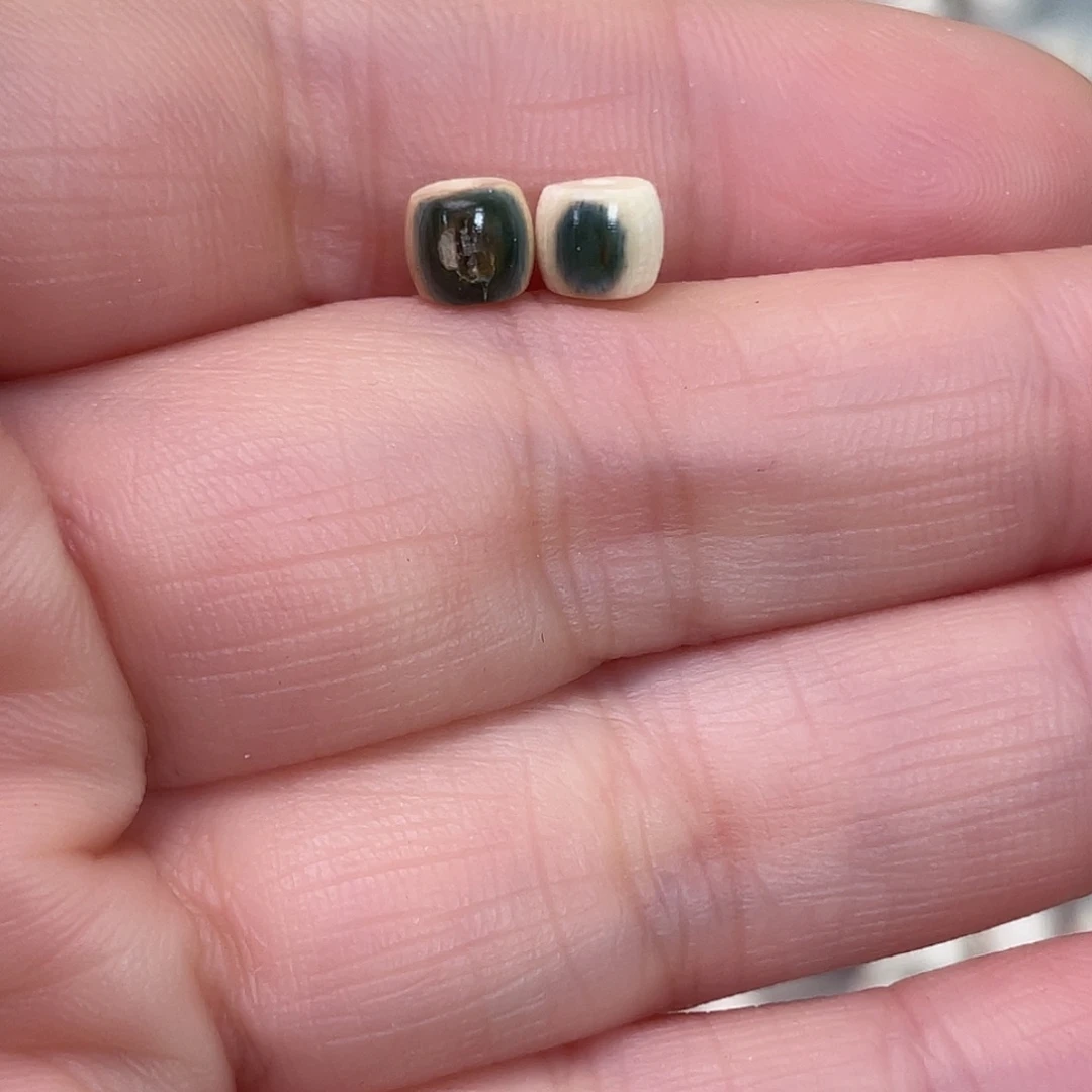 手串/手链/手镯猛犸象牙兰眼珠子一对