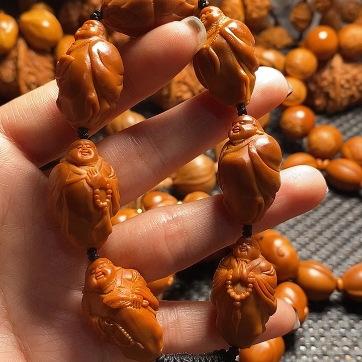 吊坠橄榄核六合弥勒