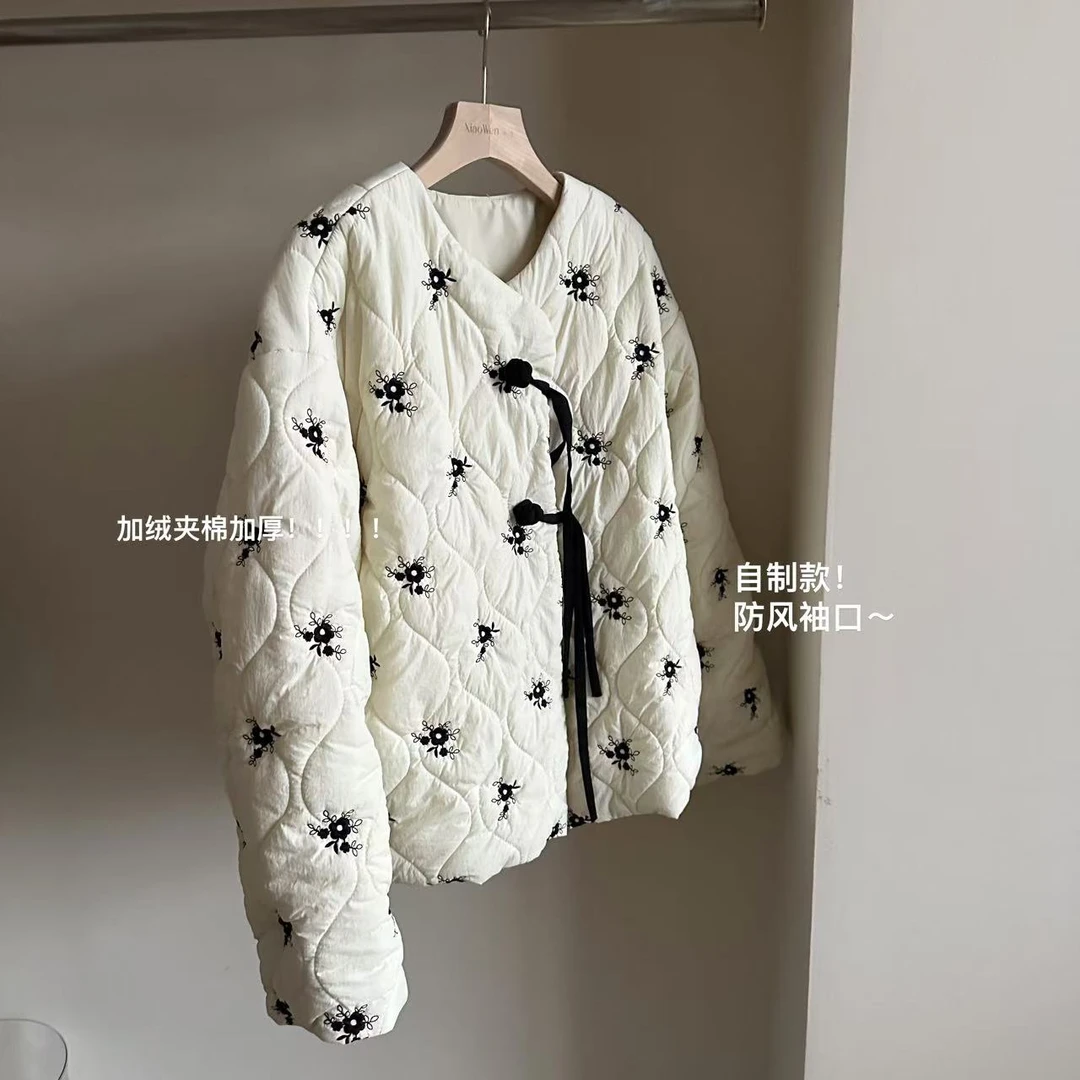 小文姐 W0935-冬季加厚棉衣外套保暖加绒小个子棉服夹棉上衣女