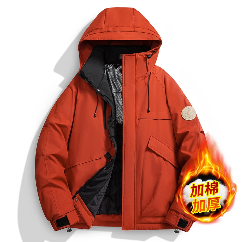 秋冬季男女同款石墨烯工装棉服休闲户外运动棉服