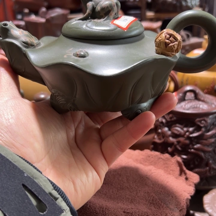 紫砂茶壶紫砂壶收藏起来了！