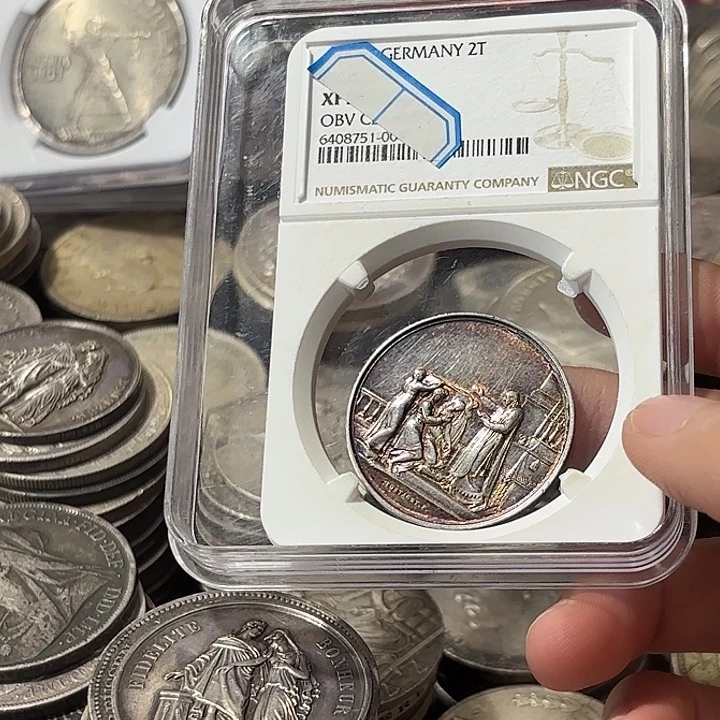 天***座银Ag900法国结婚纪念银