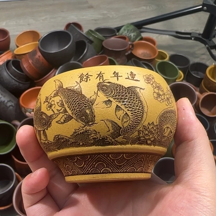 茶杯紫砂全手工紫砂