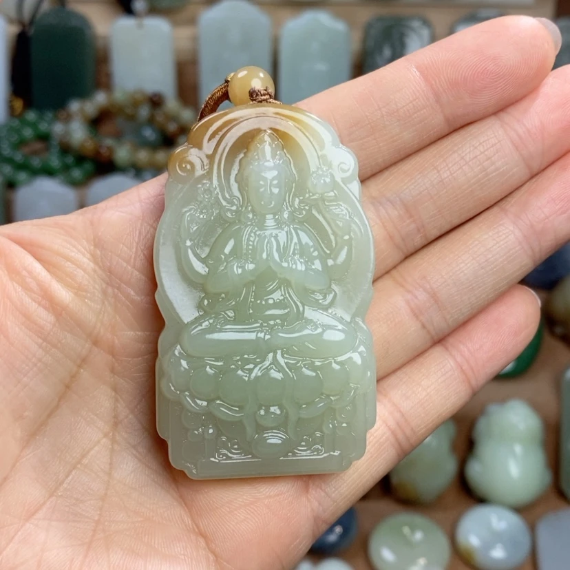 【闪购商品】未镶嵌和田玉（糖玉）挂件