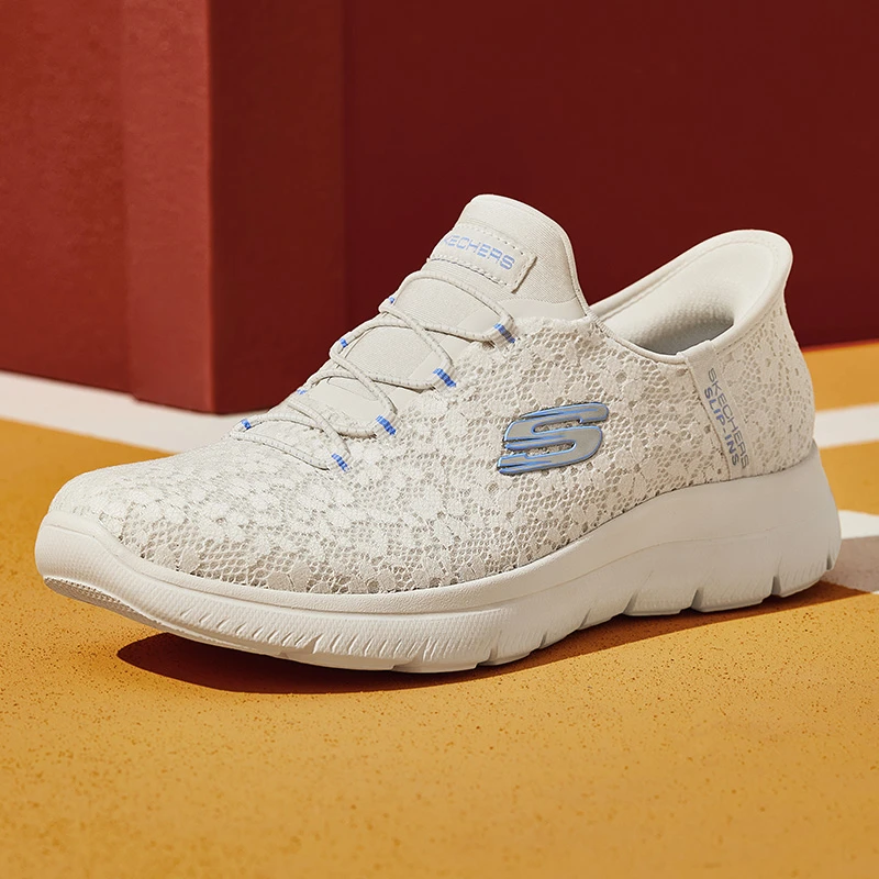 【闪穿秋季跑鞋】斯凯奇女鞋妈妈鞋轻便运动鞋透气网面休闲鞋专柜款