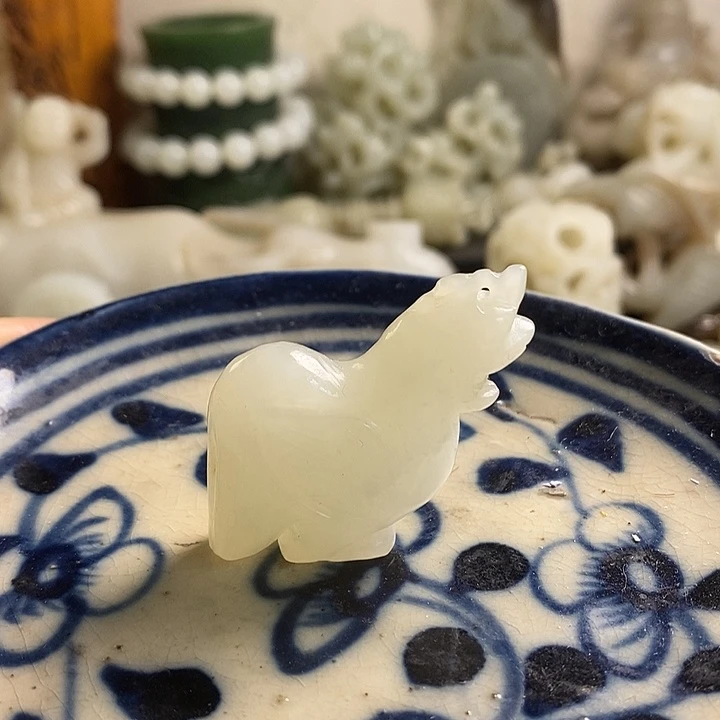 瓷片工艺品瓷盘内挂坠
