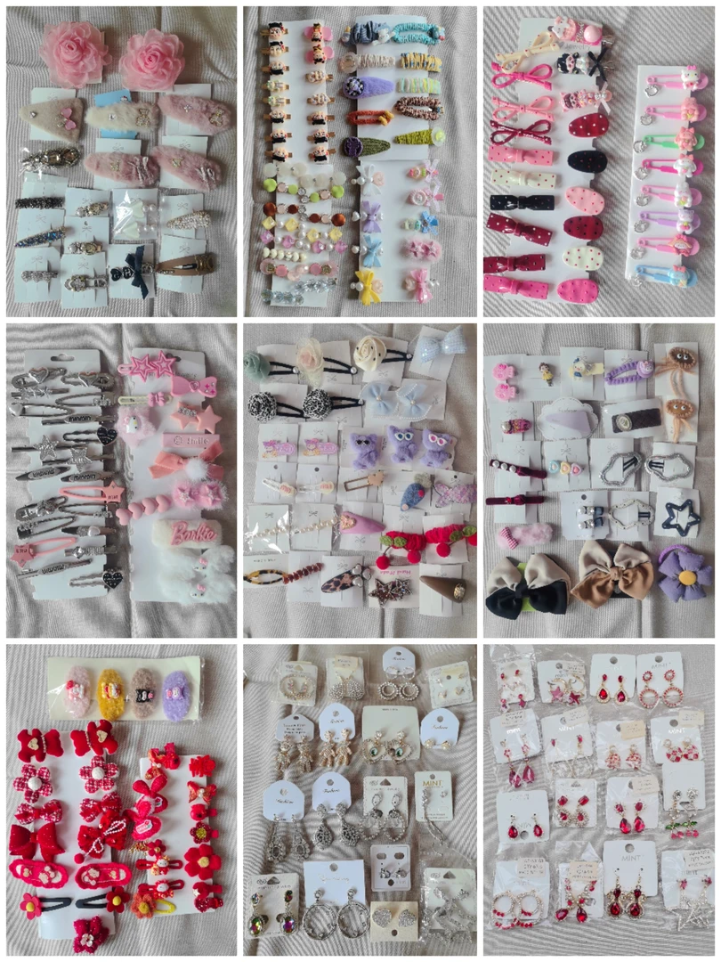 (直播间过号下单)发夹抓夹肠圈耳环项链手链发饰NO退换NO售后